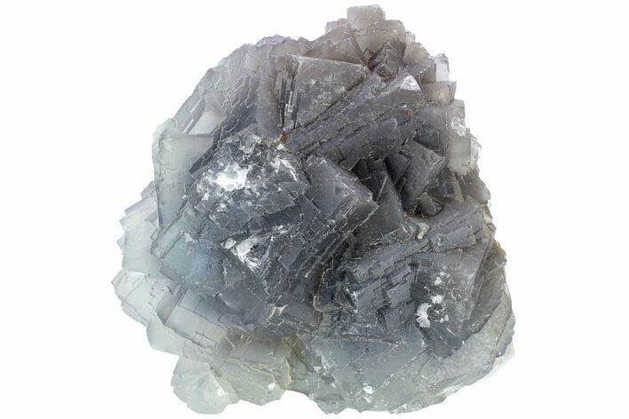 Blue, Cubic Fluorite Crystal Cluster - Pakistan #221246